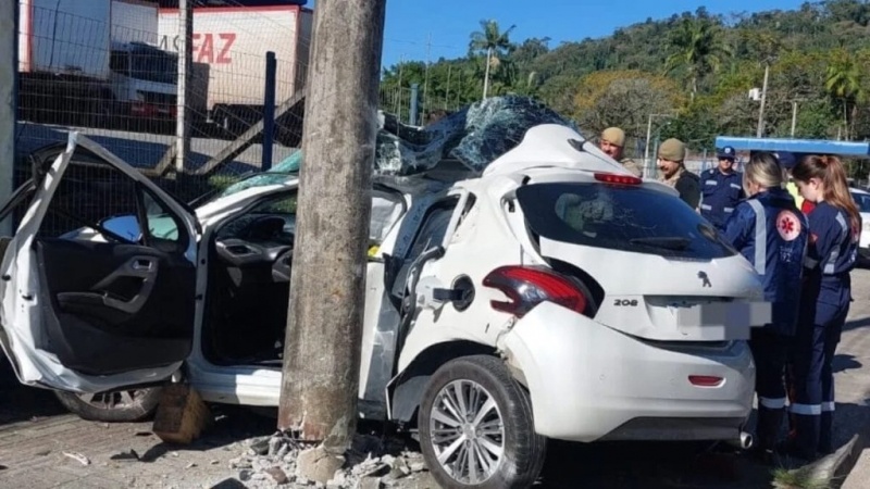 Acidentes de trânsito com mortes marcam o sábado(4) em Santa Catarina
