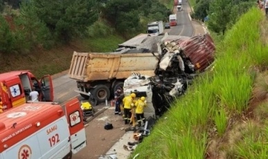 Acidente grave na BR 282 em Campos Novos: PF confirma duas mortes