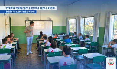 Projeto Maker em parceria com o SESI/SENAI inicia em Água Doce