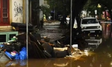 Porto Alegre tem novo colapso com alagamentos e chuvas fortes
