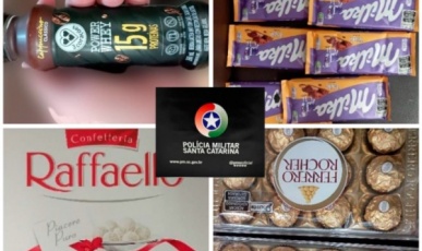 Homem é preso por furtar chocolates em supermercado