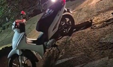 Motocicleta furtada é recuperada em menos de meia hora em Joaçaba