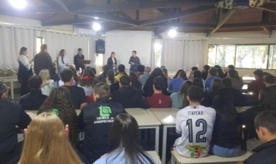Direção do Ensino Agrotécnico da Epagri destaca o projeto “Justiça Restaurativa” no Colégio Agrícola de Água Doce