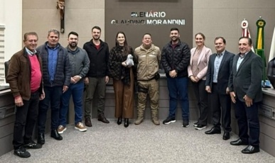 Educação no trânsito da PM é destaque na Tribuna Popular da Câmara de Joaçaba