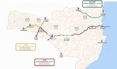 Governo Federal confirma 11 novos pedágios eletrônicos no Oeste de Santa Catarina