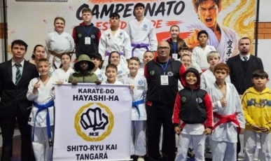 Tangará conquista vice-campeonato geral no Campeonato Estadual de Karatê