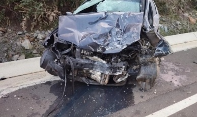 Colisão frontal deixa jovem gravemente ferido na SC-120