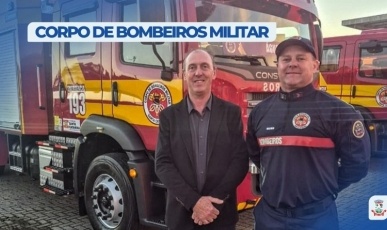 Água Doce recebe novo caminhão para o corpo de Bombeiros Militar
