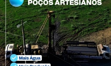 Iomerê conclui perfuração de 4 poços artesianos na área rural
