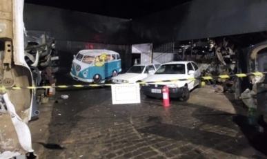 Princípio de incêndio em estabelecimento comercial mobiliza bombeiros em Videira