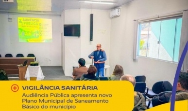 Macieira apresenta novo Plano Municipal de Saneamento Básico com metas até 2033