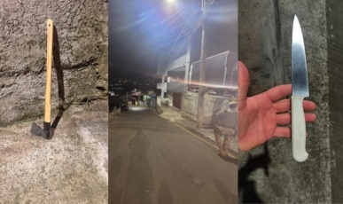 Madrugada violenta: Briga com machado e facão termina com feridos em Herval d’Oeste