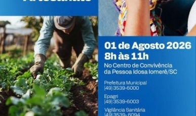 Feira da Agricultura Familiar e Artesanato de Iomerê é antecipada para o primeiro sábado de agosto